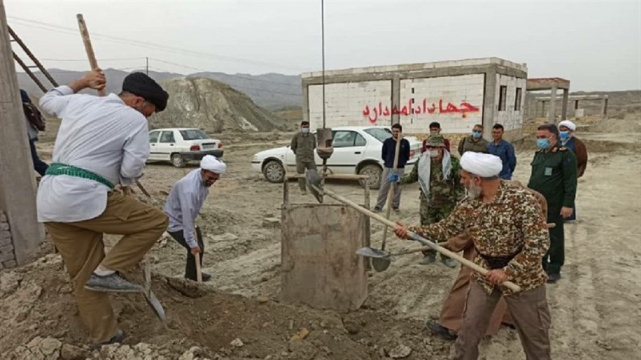 چتر حمایت جهادگران مسجدی، بالای سر محرومین &laquo;بارنجگان زیرکوه&raquo;