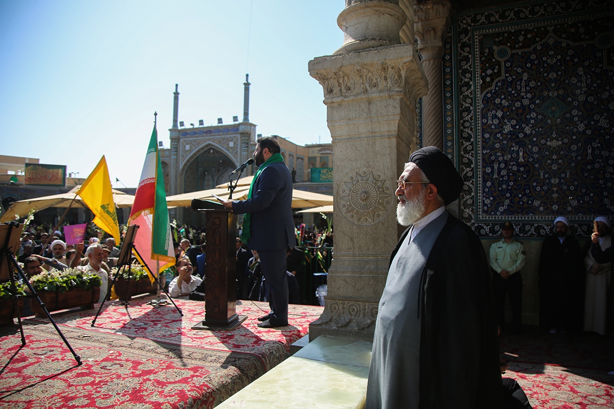 استقبال از کاروان نمادین ورود حضرت معصومه(س) به قم استقبال از کاروان نمادین ورود حضرت معصومه(س) به قم