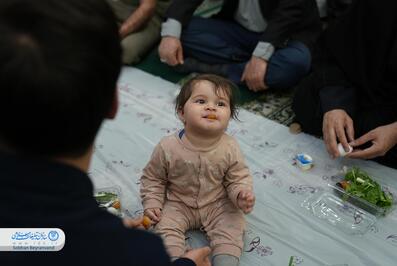 افطاری خانوادگی طلاب حوزه مشکات