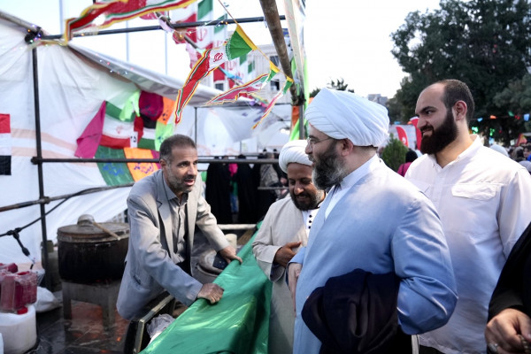 حضور رئیس سازمان تبلیغات اسلامی در مهمانی امت احمد