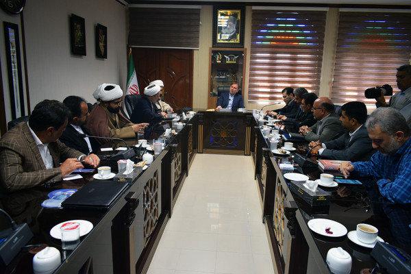 دیدار اعضای هیئت رئیسه شورای هیئات مذهبی کشور با استاندار بوشهر