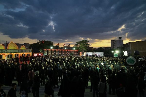 ارگ علیشاه و مصلی تبریز سیاهپوش شام غریبان شهدای کربلا