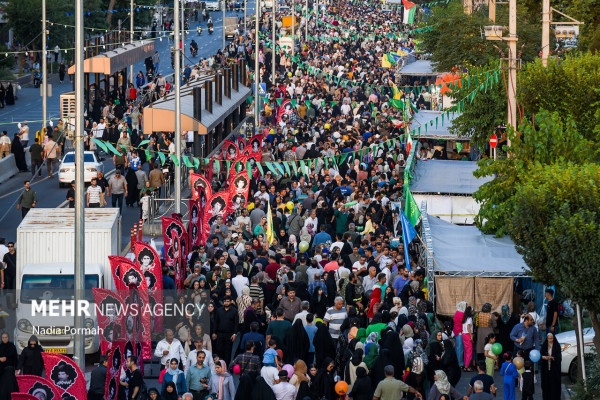 Marcha kilométrica de Ghadir en las provincias