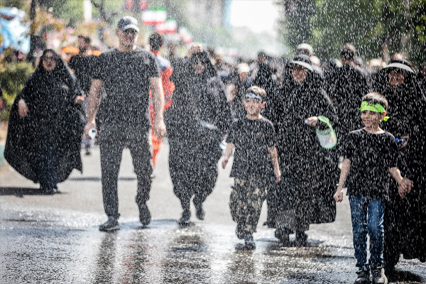 مراسم آیینی جاماندگان اربعین حسینی