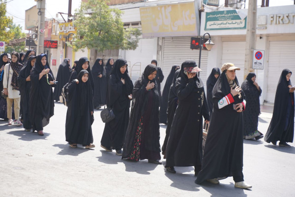 دسته روی عزاداری در ماتم پیامبر و امام حسن علیه سلام برگزار شد