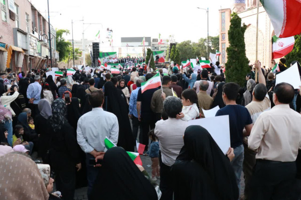 اردبیل یکصدا «مرگ بر اسرائیل»