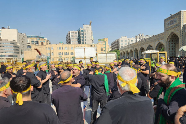 مازندران | حضور هیئات مذهبی در مشهد مقدس