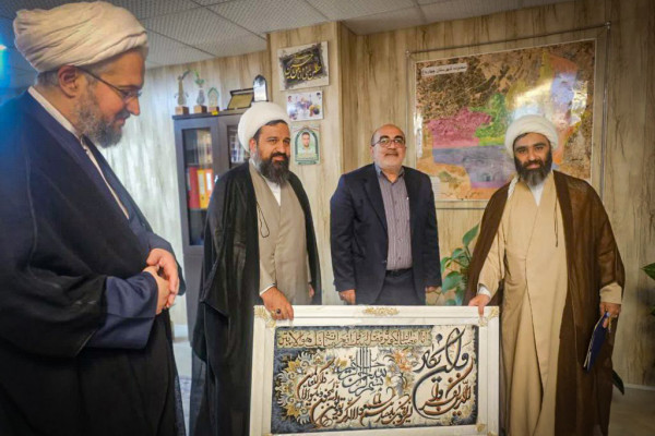 تکریم و معارفه رئیس اداره تبلیغات اسلامی شهرستان چهارباغ