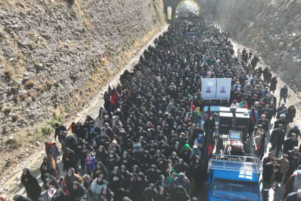 آئین پیاده‌روی حرم تا حرم در یاسوج برگزار شد