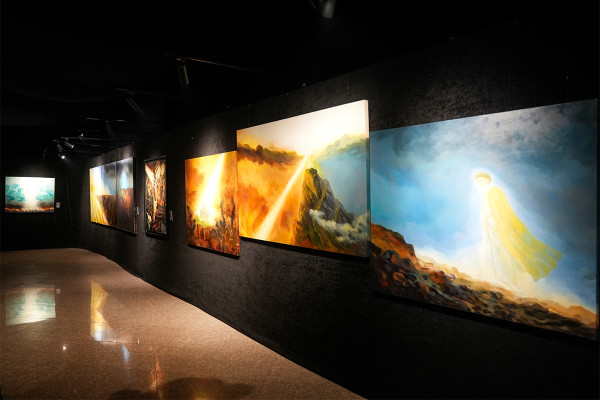 نمایشگاه آثار نقاشی عبدالحمید قدیریان