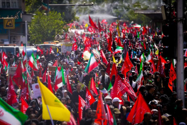 تشییع قائد امت(ره) در تهران