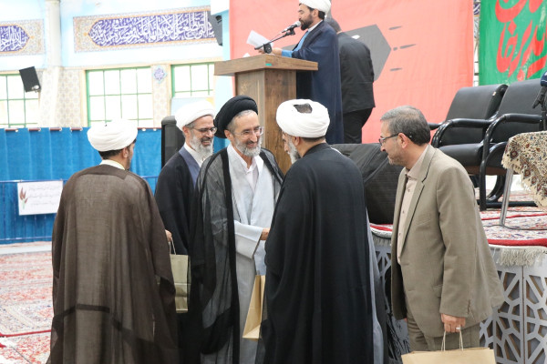 آیین سنگرسپاری مدیرکل تبلیغات اسلامی خراسان شمالی