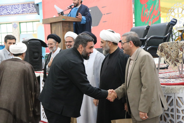آیین سنگرسپاری مدیرکل تبلیغات اسلامی خراسان شمالی