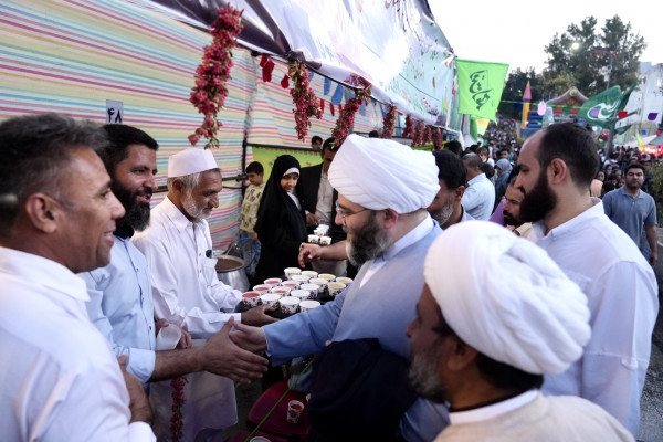 حضور رئیس سازمان تبلیغات اسلامی در مهمانی امت احمد