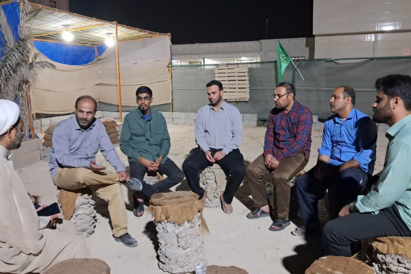 بازدید رئیس اداره تبلیغات اسلامی تنگستان از مراکز فرهنگی روستای گورک خورشیدی