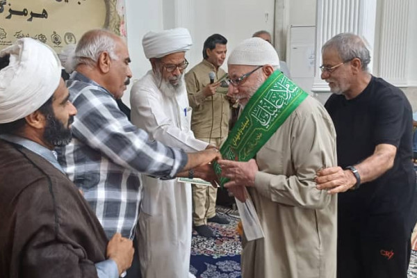 آیین تجلیل از پیرغلامان، قاریان و خادمین هیئات مذهبی خوزستانی‌های مقیم بندرعباس