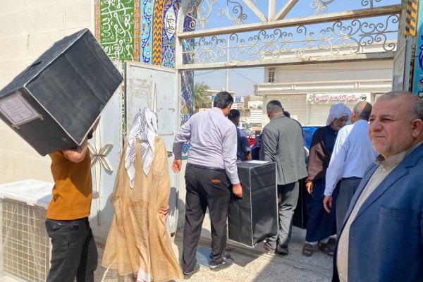 آیین تجهیز ۴۰ مسجد دشت آزادگان برگزار شد